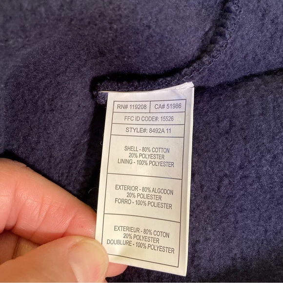 NWT St Louis Rams Jersey Hood Fleece M 7/2011 Fading Right Sleeve - Picture 10 of 10